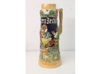 Vintage Super Tall 'Der Aufschneider' Beer Stein