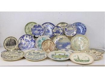 Wide World Of Plates: Array Of Souvenir Ceramic Plates From U.S. States, Cities, Tourist Attractions Etc