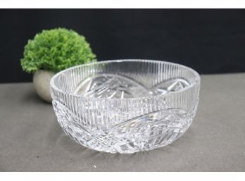 Intriguing Arch And Ribbed Pattern Waterford Crystal Bowl