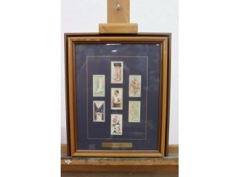 Vintage Will's Cigarettes 1913 First Aid Cards, Matted, Glazed And Framed