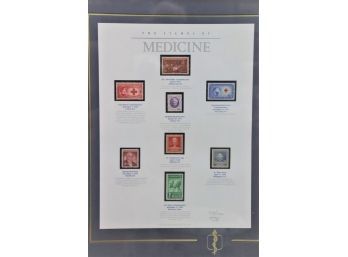 The Stamps Of Medicine Collection, Signed Limited Edition #565/1000, By Texas Stamps