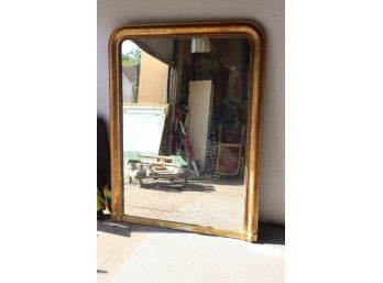Vintage Patina Mirror In Proscenium Arch Mirror Frame