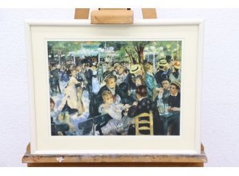 Framed Art Reproduction Print After Renoir's Ball At The Moulin De La Galette