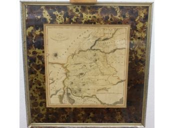 Vintage Map Of The Scenery Of The Grampian Mountains, W & D Lizars