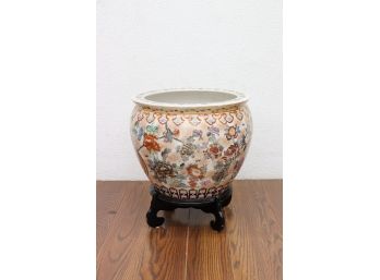 Larger Asian Planter With Stand