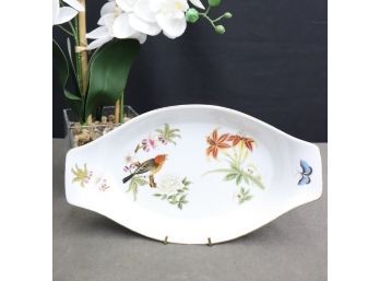 Oval Serving Dish Chinese Garden Original Design By Shafford