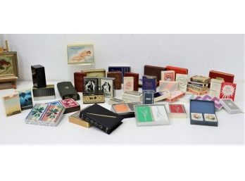 Large Lot Of Vintage Cased Cards