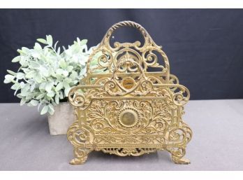 Vintage Ornate Bradley And Hubbard Desk Letter Holder,  B&H 3572