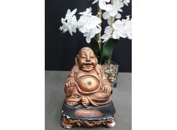 Sitting Laughing Happy Buddha Statuette