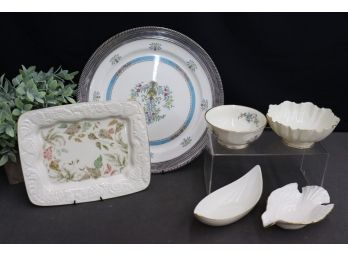 Fine Group Lot Of Varied Lenox American Porcelain Bowls, Trays, Plates