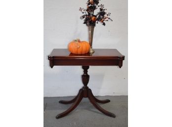 Vintage Federal Style Mahogany Folding Console Table/Game Table