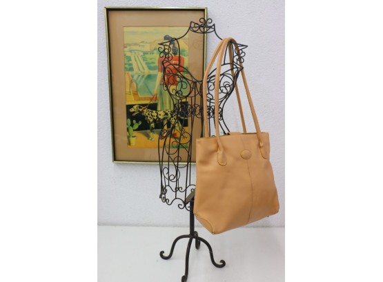 Tod's Style  Women's Leather Handbag Light -Mustard, Yellow