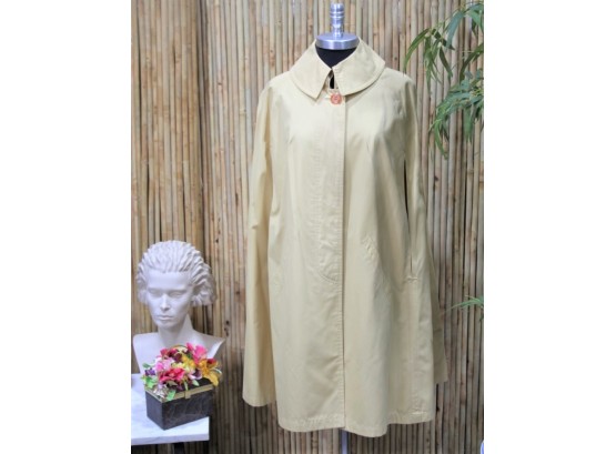 Woman's Misty Harbor ' Zurich Cloth'  Any Weather Hidden Button Trench Coat