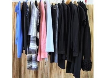 Rack Lot Of Cardigans, Knitwear Jackets And Vests