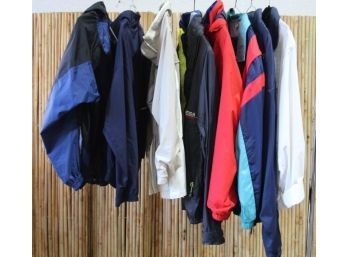 Rack Lot Of Athletic & Track Jackets - New Balance, Nike, Patagonia, Etc.