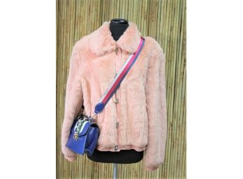 Pink Fuzzy Jacket -NEW