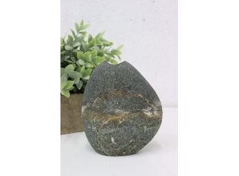 Natural Beach Stone Vase