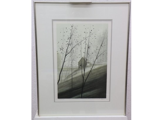 Robert Kipness Landscape Lithograph, Artists Proof 18/25, Signed Lower Right