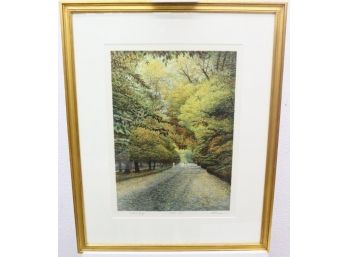 Fall 1987 Harold Altman Pencil Signed Limited Edition Lithograph Artist Proof
