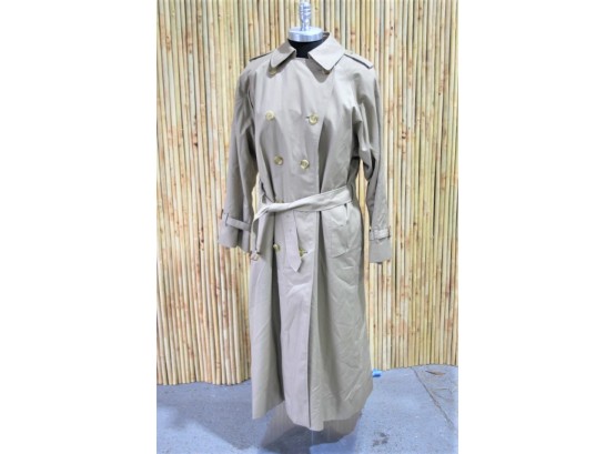 Vintage Burberry Trench Coat-Length Of The Entire Coat From The Collar