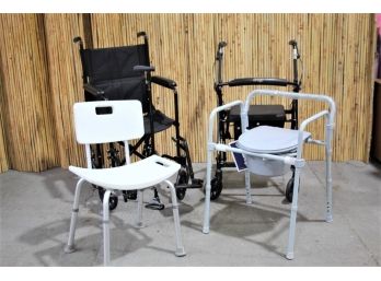 Great Assist Group: Drive Rolling Walker, Bath Chair, Bedside Commode, Folding Transport Chair, Cane