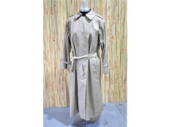 Vintage Burberry Trench Coat-Length Of The Entire Coat From The Collar