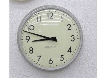 2 Of 2 - Vintage Stromberg School/Station/Industry  Electric Wall Clock
