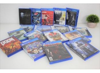 1 Of 2 Group Lot Of Video Games: PS4 (All Used, Previously Played)