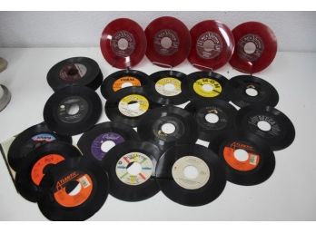 Collection Of Vintage Vinyl 45s - Red Seal Records, Capitol, Atlantic, Decca And More