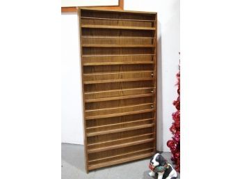 Tall Shallow Shelf Wall Unit Display Cabinet - Retail Store Curio Rack