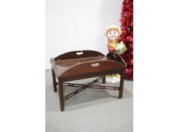 Chippendale Style Mahogany Butlers Tray Table