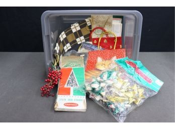 Group Lot Of Bows And Gift Bags
