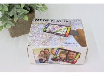 Ruby XL HD High-Definition Hand-Held Video Magnifier By Freedom Scientific, Original Box