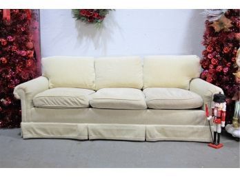 Charles Stewart Company Scroll Arm Sofa