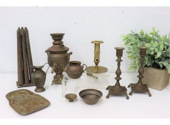 Group Lot Of Vintage Mixed Metal  Objects