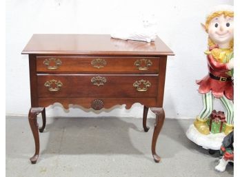 Mahogany Low Boy Cabriole Legs With Shell Carving