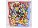Limited Edition Pencil Signed Serigraph - It's A Wonderful Town 1995