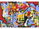 Limited Edition Pencil Signed Serigraph - It's A Wonderful Town 1995