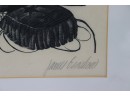 Vintage Woodcut - Colonel No. 1 - Pencil Signed James Grashow