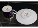 Stunning Array Collection Of English Bone China Demi-Tasse Cups With Saucers