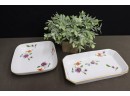 Two Royal Worcester Astley Fine Porcelain Oven To Table Ware Bakers