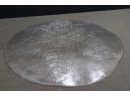 Group Lot Of Four Molded Glass Plates - 3 Leaf And 1 Flounder