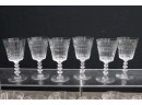 Giant Group Lot Of Wallingford Spikes Pattern  Assorted Stemware By Tiffin-Franciscan