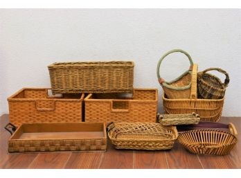 Group Lot Of Baskets