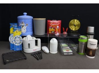 Group Lot Of Mixed Variety Of Kitchen/Cooking Items, Utensils, And More