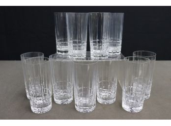 Group Lot Of Arizona-Parallels Highball Glasses By Cristal D'Arques-Durand