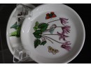 Fromages Et Fleur Side Plate Lot: 4  Floral Decorated And 4 Camembert Salute Small Side Plates