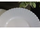 Group Lot Of French White Corning Ware Small Salad Plates