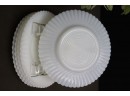 Group Lot Of French White Corning Ware Small Salad Plates