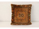 Decorative Turkish Kilim Style Throw Pillow 12' X 12'